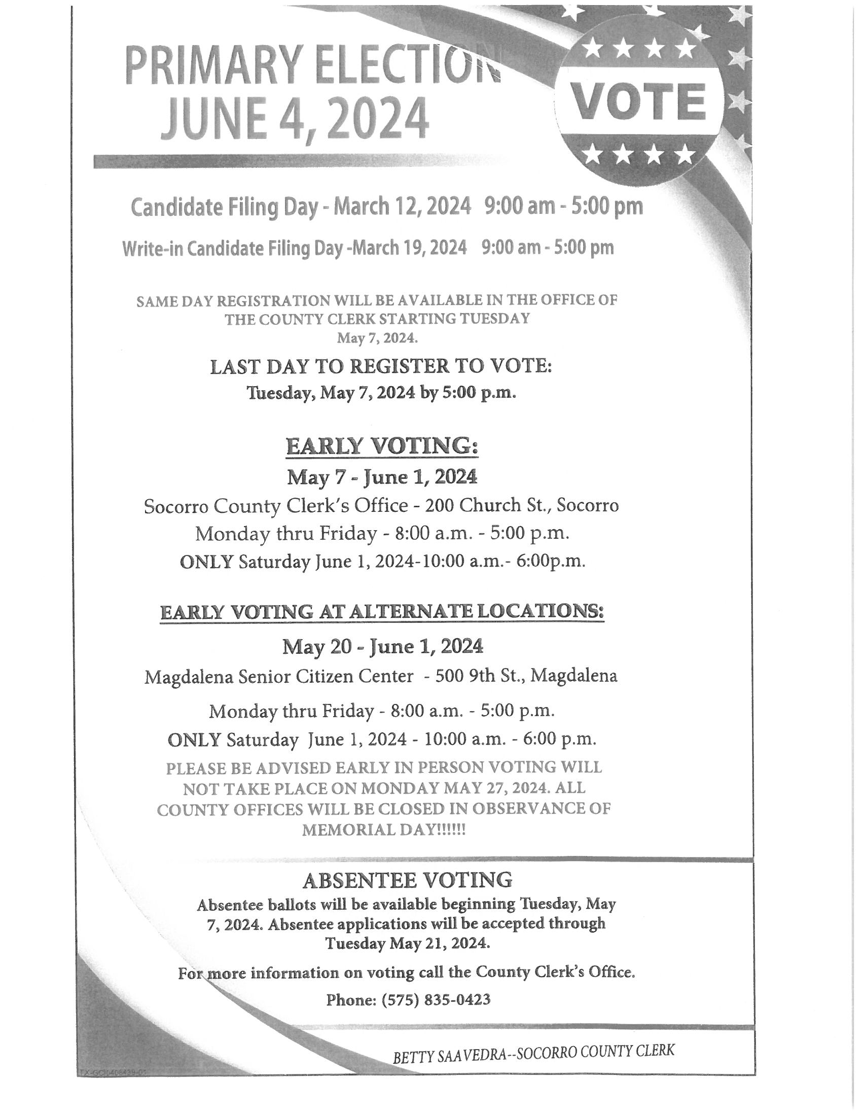 Election Flyer